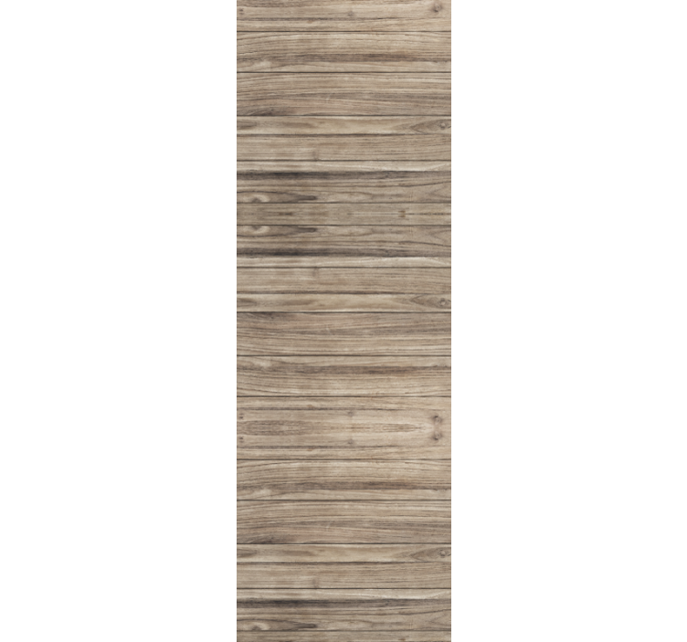 Store enrouleur bureaux planches en bois grises rustiques - TenStickers