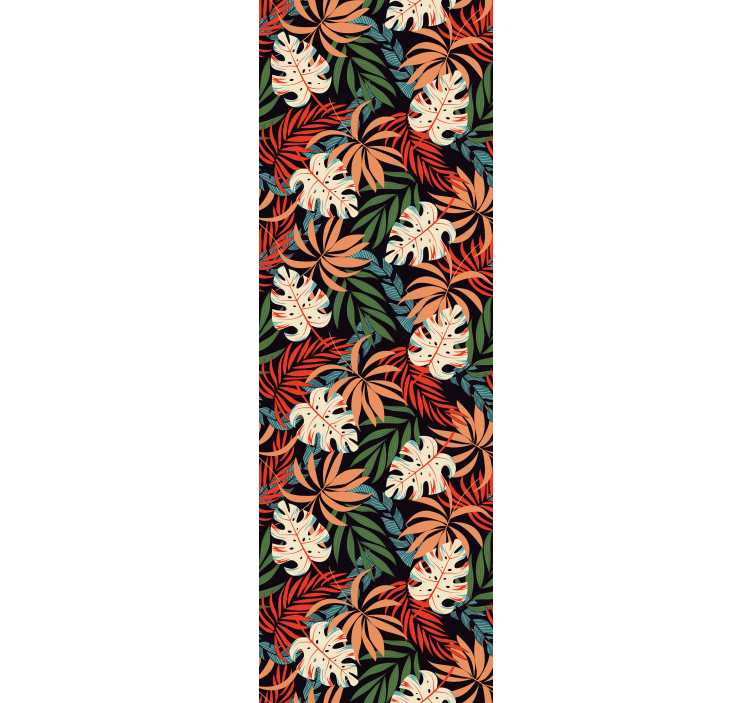Store enrouleur bureaux plantes tropicales fièvre jungle - TenStickers