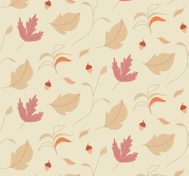Store enrouleur bureaux feuilles d'automne - TenStickers