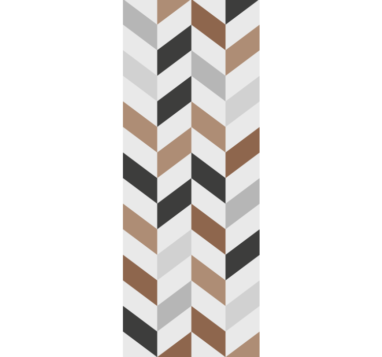 Store enrouleur pour chambre ado motif chevrons abstrait - TenStickers