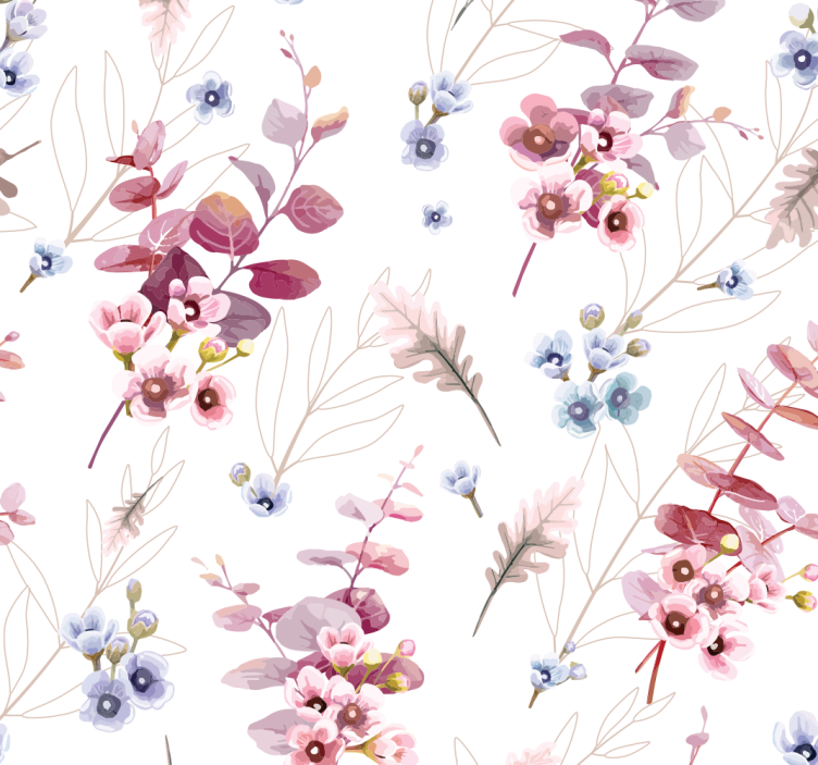 Store enrouleur pour chambre ado illustration botanique - TenStickers