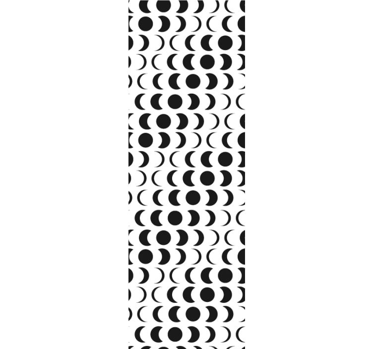 Store enrouleur pour chambre ado motif lune minimaliste - TenStickers