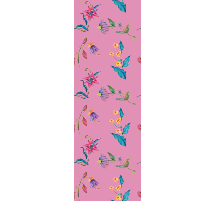 Store enrouleur pour chambre ado jardin dessiné éclectique - TenStickers