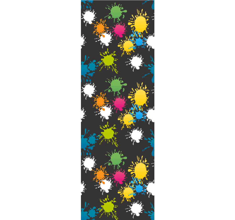 Store enrouleur pour chambre ado fête des couleurs - TenStickers