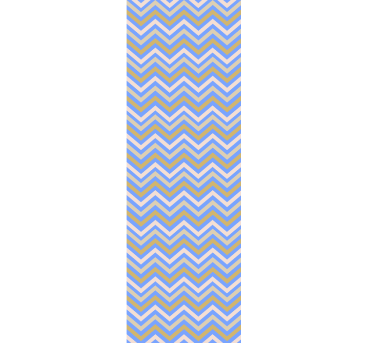 Store enrouleur pour chambre ado motif zigzag couleurs - TenStickers