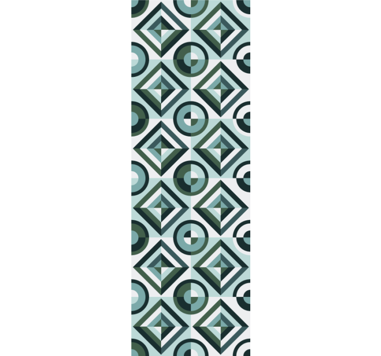 Store enrouleur pour chambre ado motif vintage carreaux - TenStickers