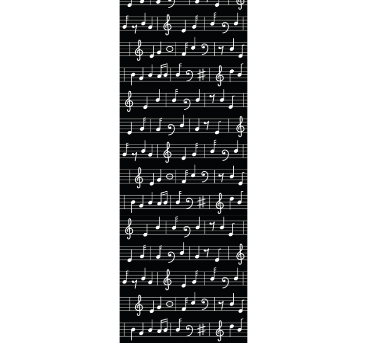 Store enrouleur pour chambre ado musical - TenStickers