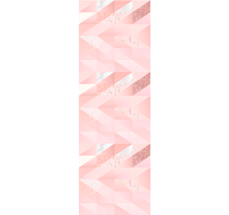 Store enrouleur pour chambre ado fond géométrique rose - TenStickers