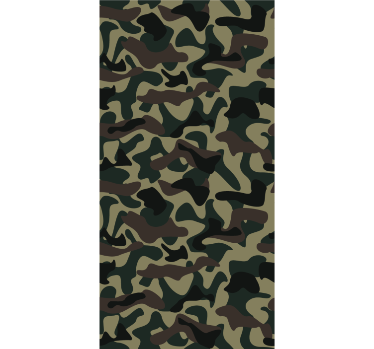 Store enrouleur pour chambre ado motif militaire - TenStickers