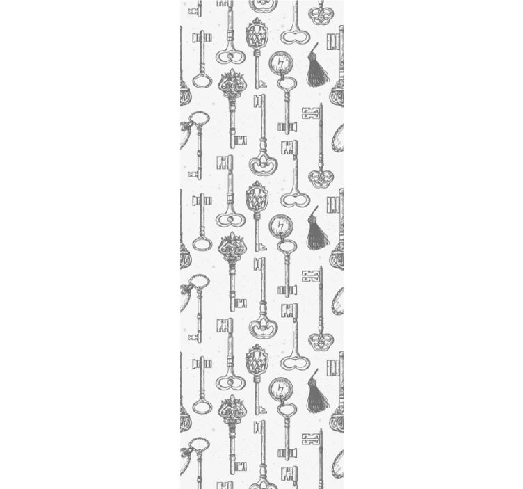 Store enrouleur pour chambre ado clés différentes - TenStickers