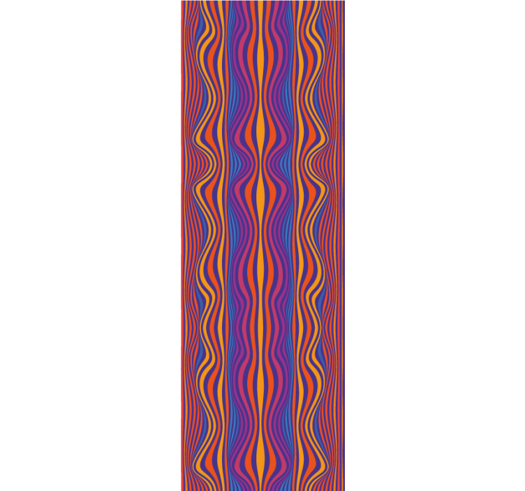 Store enrouleur pour chambre ado lignes psychédéliques - TenStickers
