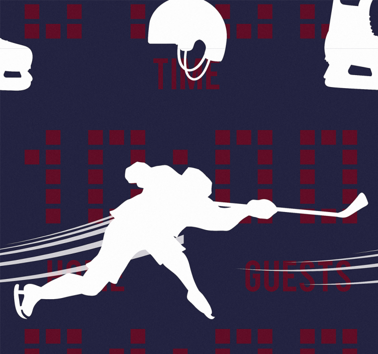 Store enrouleur pour chambre ado joueur de hockey - TenStickers