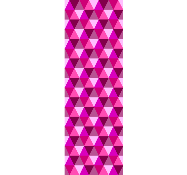 Store enrouleur pour chambre ado géométrique fuchsia - TenStickers