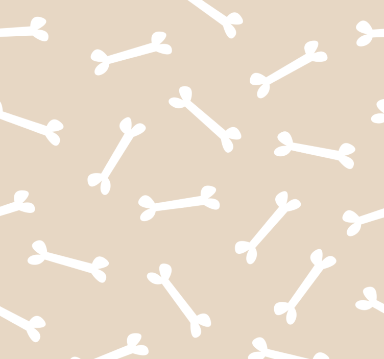 Store enrouleur pour chambre ado motifs os de chien beige - TenStickers