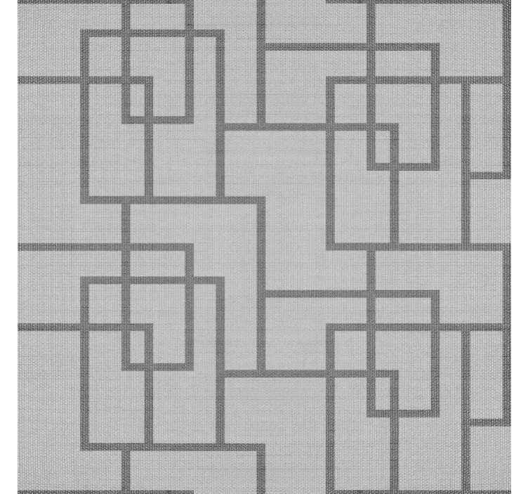 Store enrouleur moderne lignes géométriques grises - TenStickers