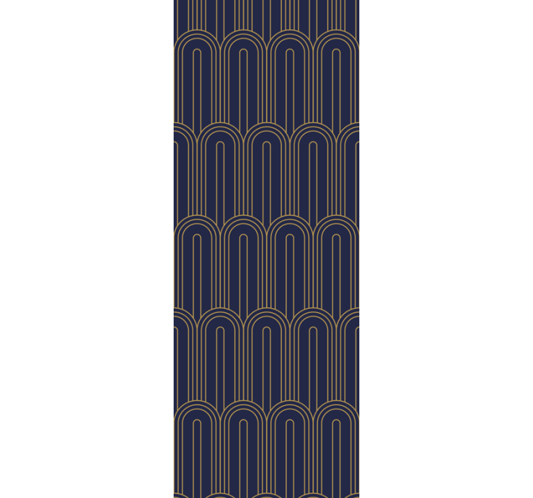 Store enrouleur moderne motif lignes arquées - TenStickers