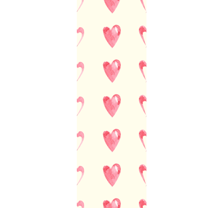 Store enrouleur moderne cœurs perdus décoratifs - TenStickers