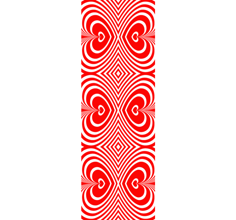 Store enrouleur moderne cœurs fascinants décoratifs - TenStickers