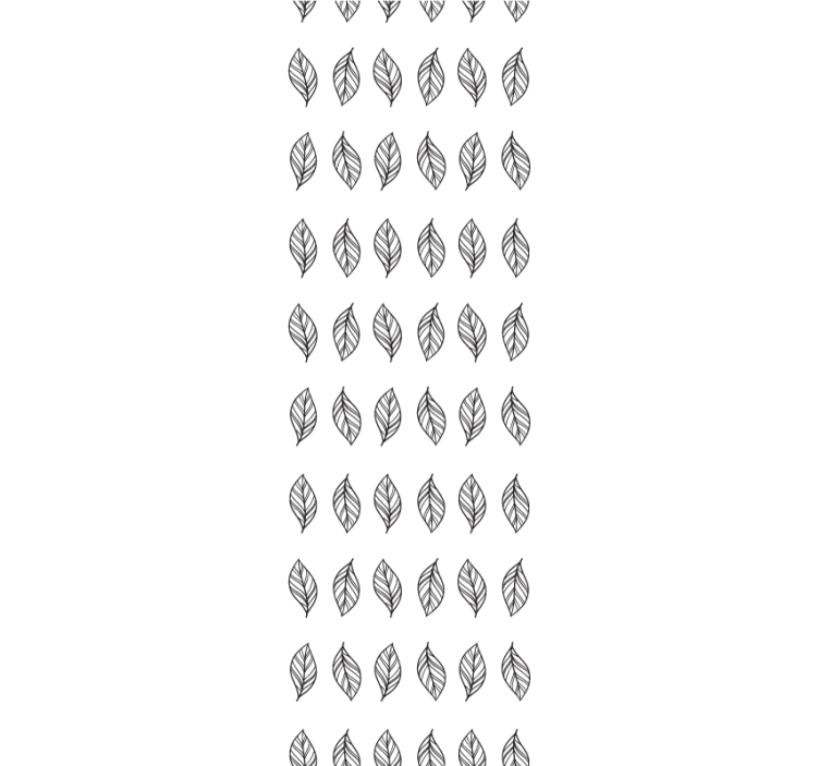 Store enrouleur moderne rayures minimalistes feuillage - TenStickers