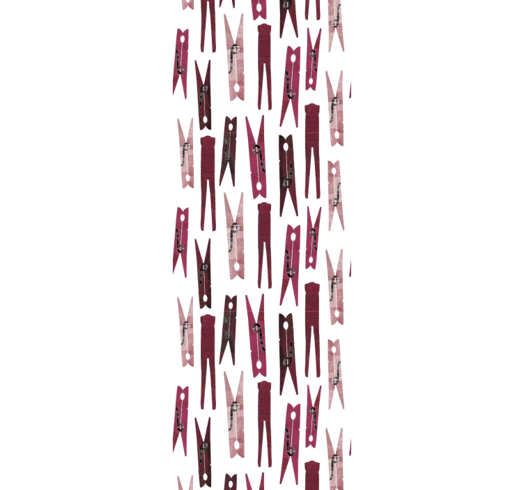 Store enrouleur moderne motif pinces à linge - TenStickers