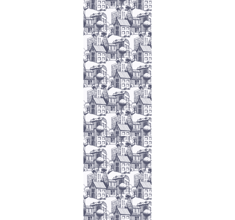 Store enrouleur moderne motif vintage urbain - TenStickers