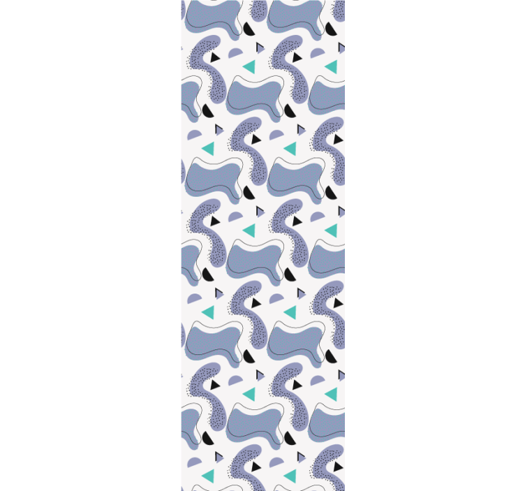 Store enrouleur moderne modèle memphis sur fond blanc - TenStickers