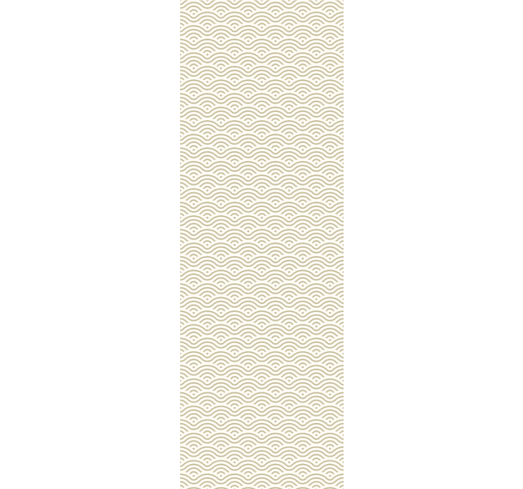 Store enrouleur moderne vagues simples et apaisantes - TenStickers