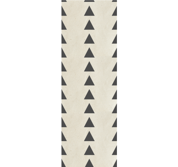 Store enrouleur moderne triangles gris foncé usés - TenStickers