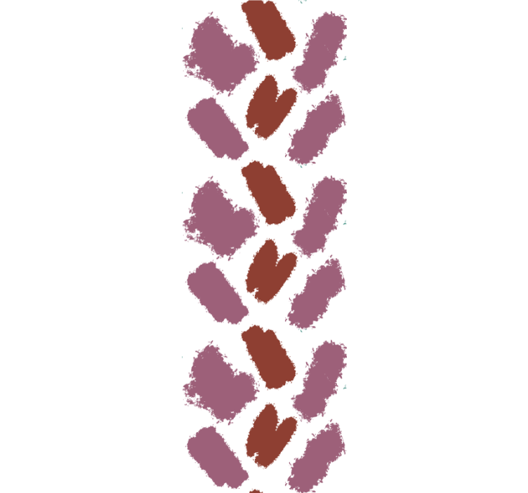 Store enrouleur moderne éclaboussure rose et rouge - TenStickers