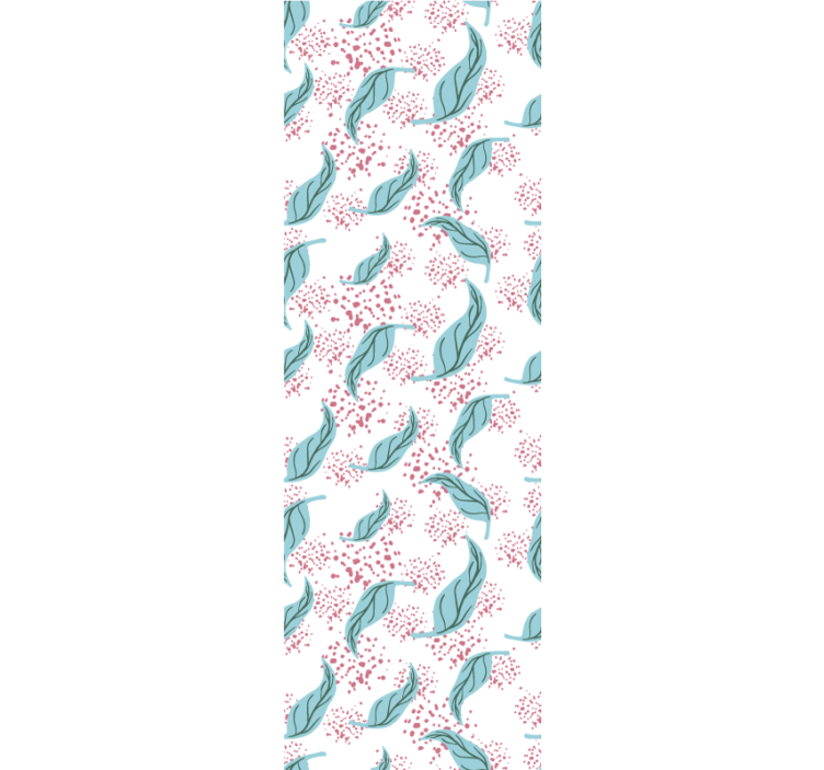 Store enrouleur moderne éclaboussure de pétales bleus - TenStickers