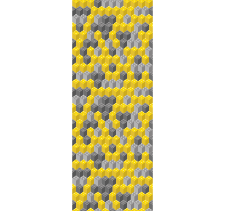 Store enrouleur moderne blocs de construction pantone - TenStickers