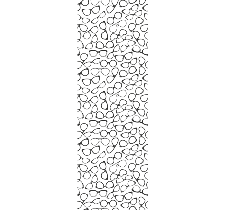 Store enrouleur moderne motif simple lunettes mode - TenStickers