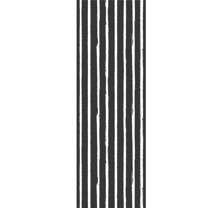 Store enrouleur noir motif encre moderne noir et blanc - TenStickers