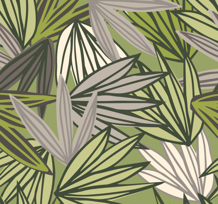 Store enrouleur salle de bain jungle sans fruits - TenStickers