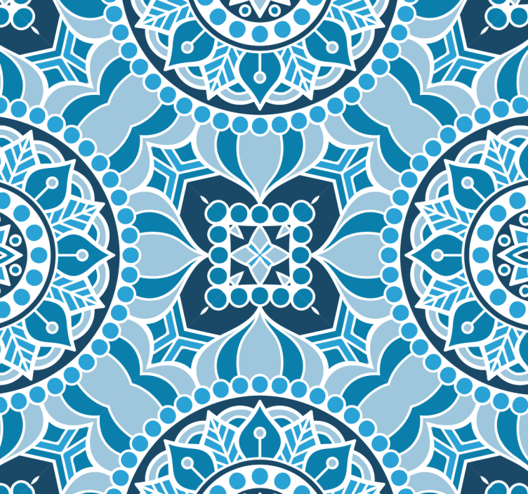 Store enrouleur salle de bain style mandala - TenStickers
