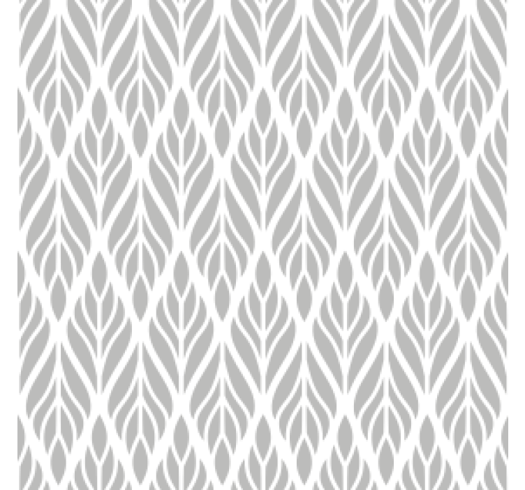 Store enrouleur gris motif floral ethnique - TenStickers