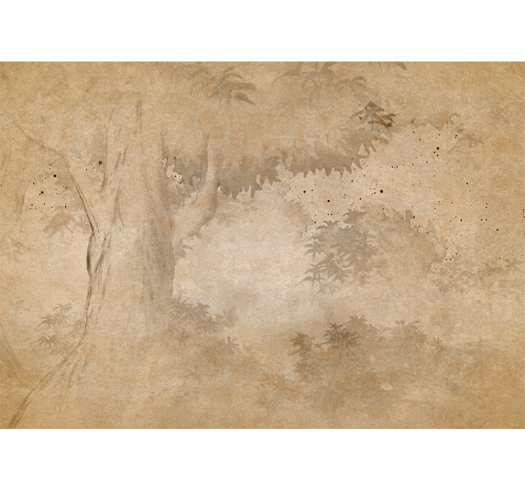 Store enrouleur cuisine paysage tropical vintage - TenStickers