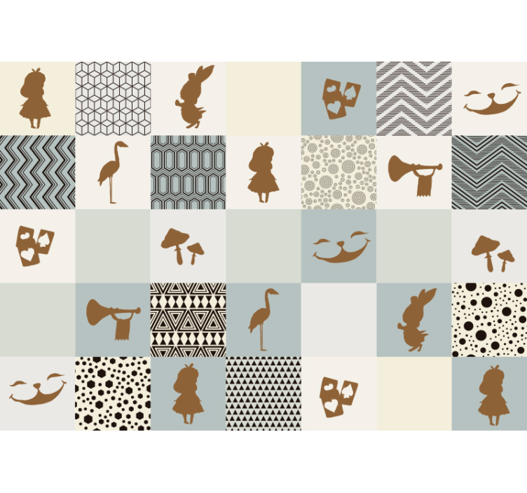 Store enrouleur cuisine alice au pays des merveilles - TenStickers