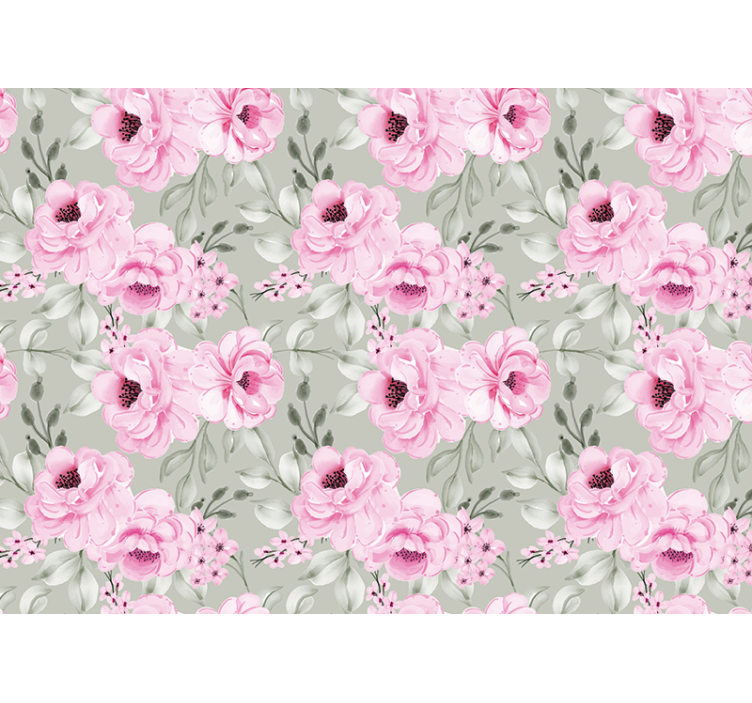Store enrouleur cuisine pivoines pastel - TenStickers
