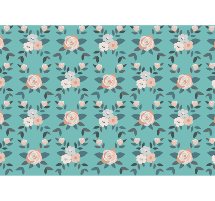 Store enrouleur cuisine pastel multicolore roses - TenStickers