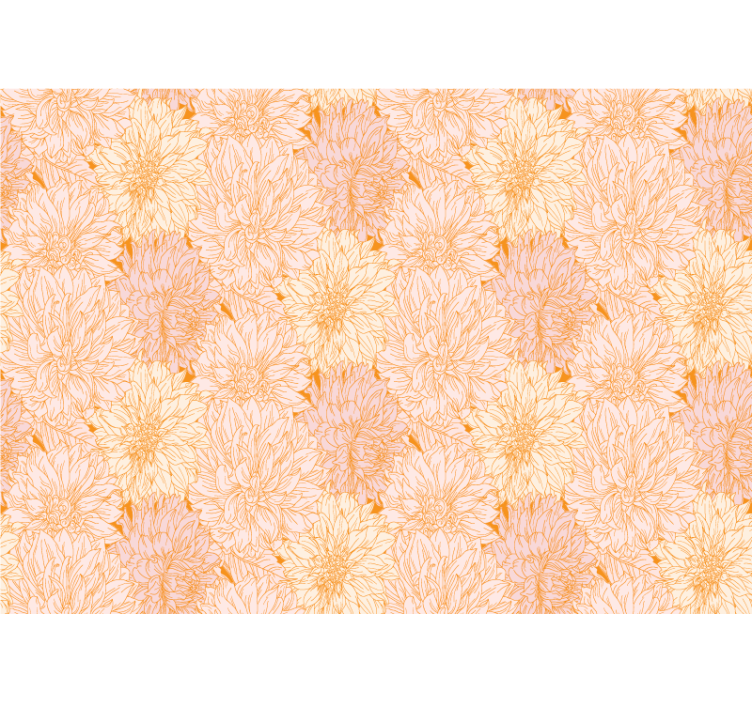 Store enrouleur cuisine texture de nombreux dahlias blancs - TenStickers