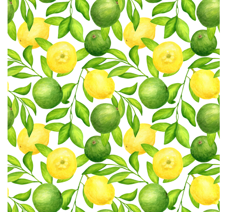 Store enrouleur cuisine citrons et limes - TenStickers