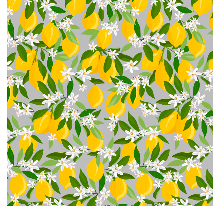 Store enrouleur cuisine motif arbre à citron - TenStickers