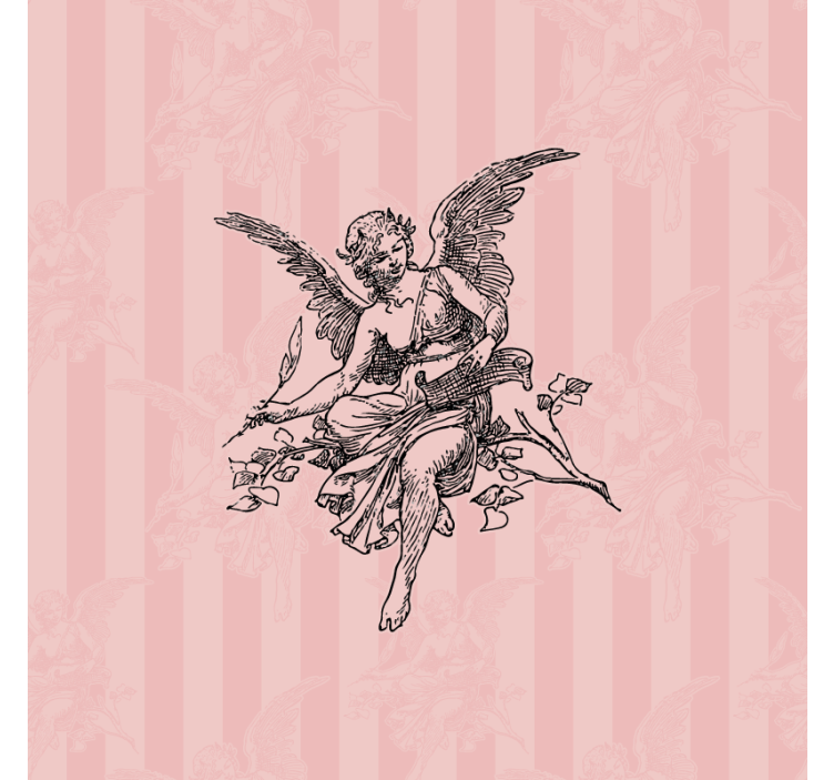 Store enrouleur salon motif toile de jouy - TenStickers