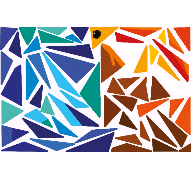 Store enrouleur salon autocollants oiseaux - TenStickers