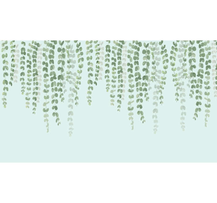 Store enrouleur salon plantes élégantes suspendues - TenStickers