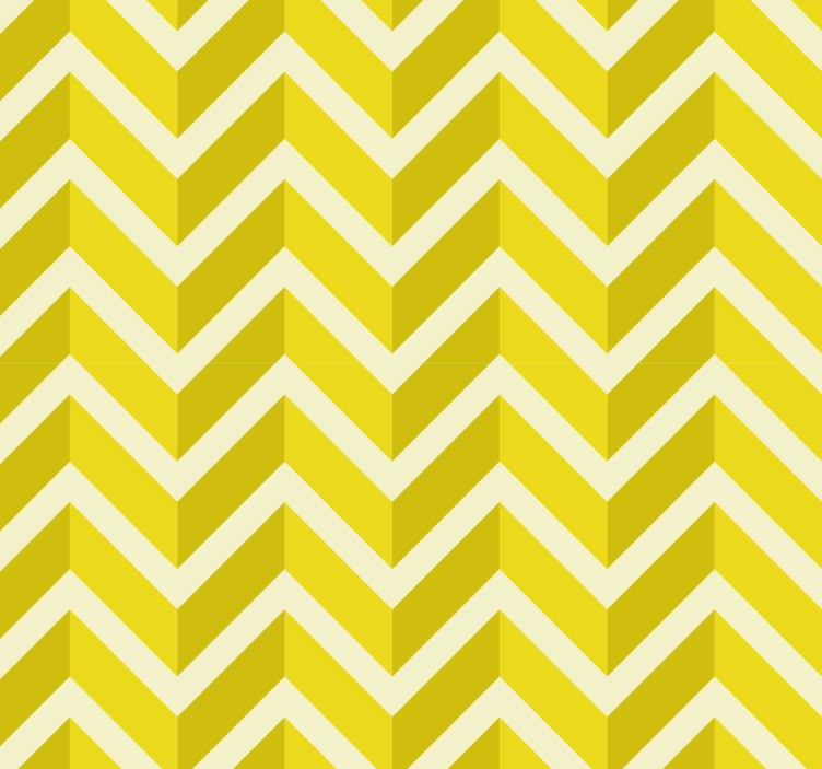 Store enrouleur jaune design flèche géométrique - TenStickers