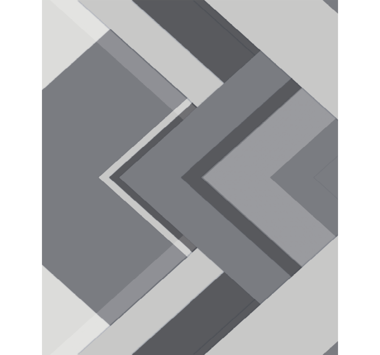 Store enrouleur gris géométrique gris - TenStickers