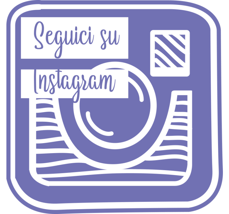 Store enrouleur violet notre publicité instagram - TenStickers