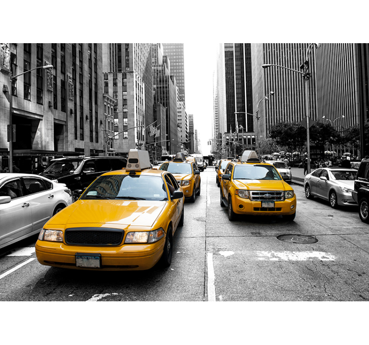 Store enrouleur salon taxi de new york - TenStickers